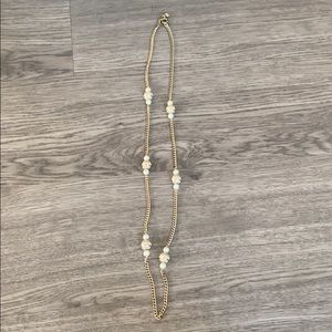 J. Crew long gold necklace